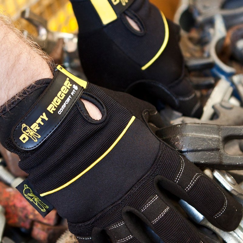 Dirty Rigger Comfort Fit Work Glove Small, Size 8 - Image 3